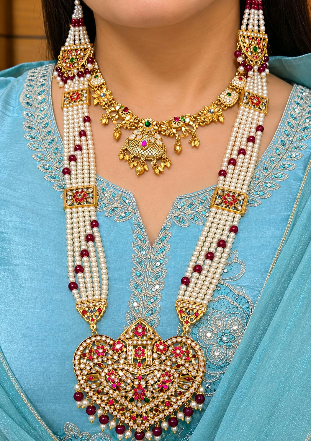 Pearl Rani Haar Set