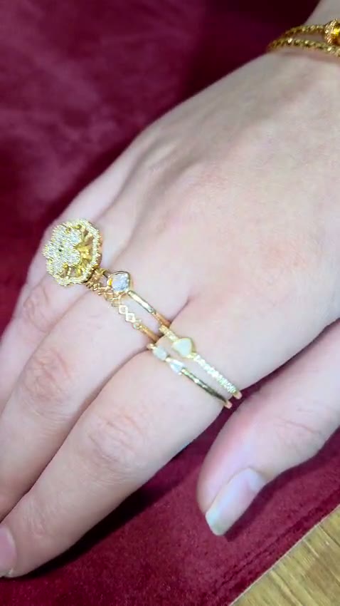 Gold Ring Stack